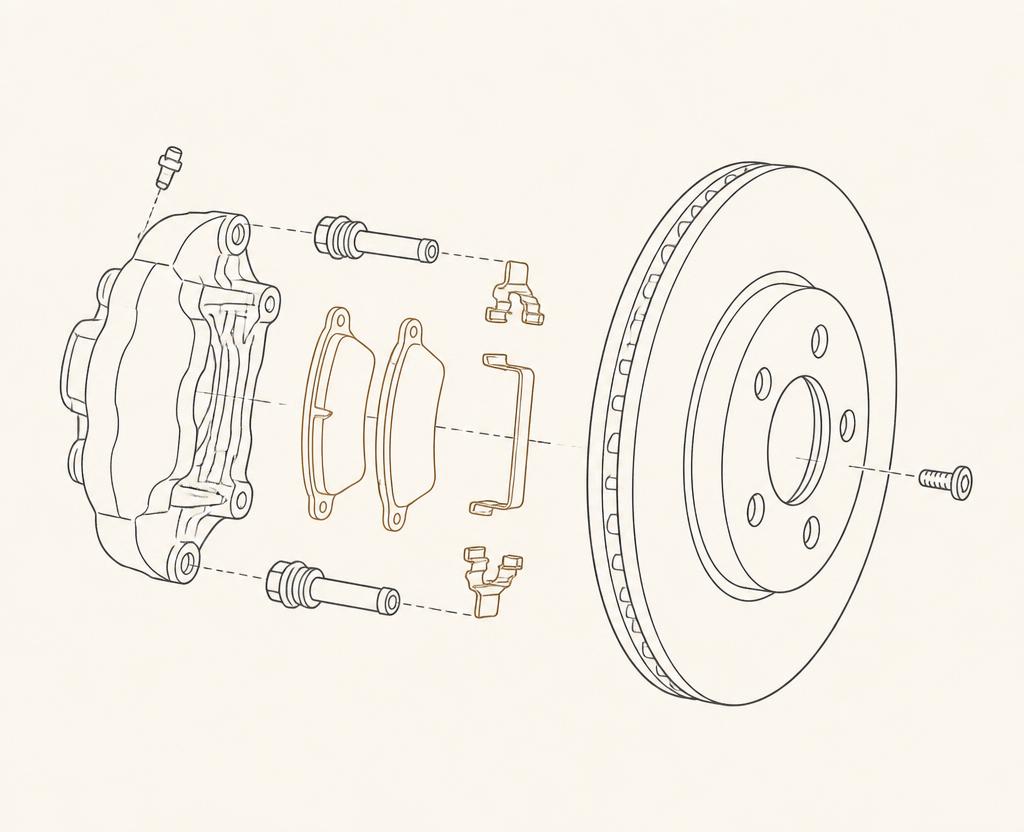Line illustration representing repairs